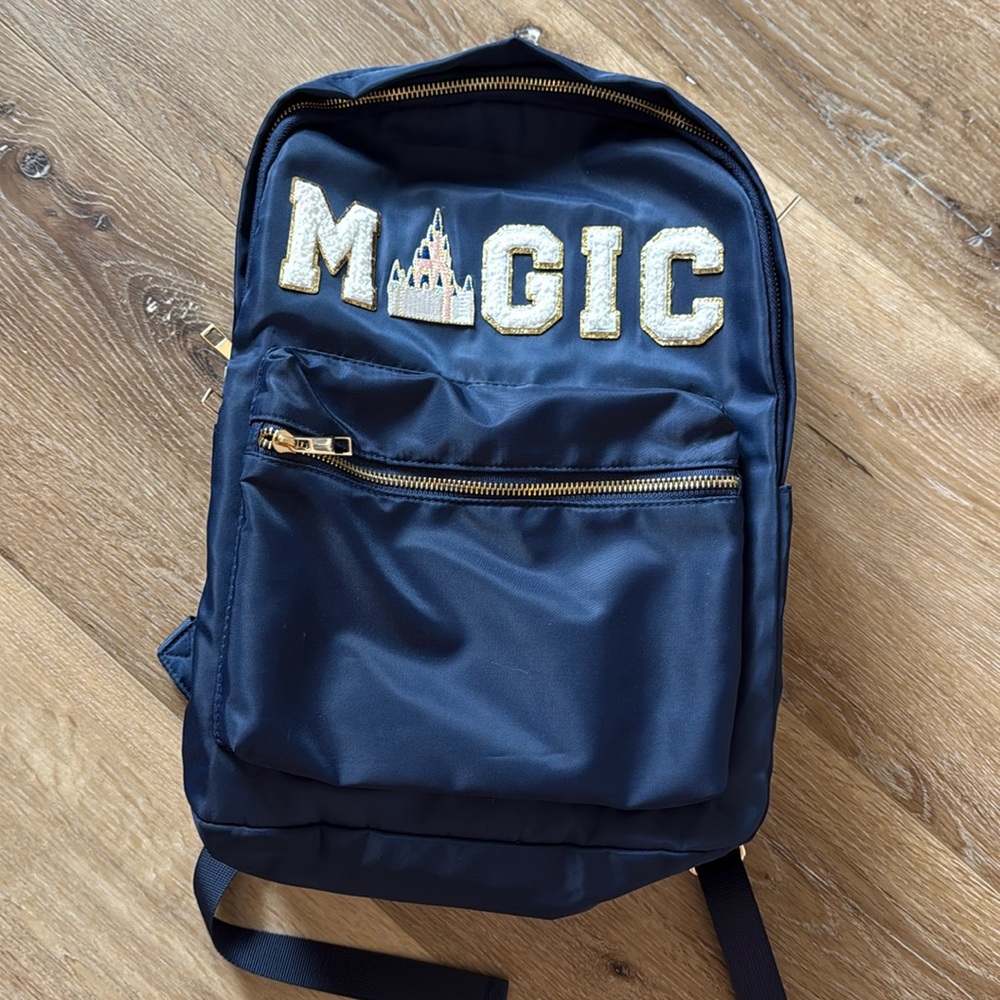 Makers of Magic and Wishes Navy Magic Disney Backpack